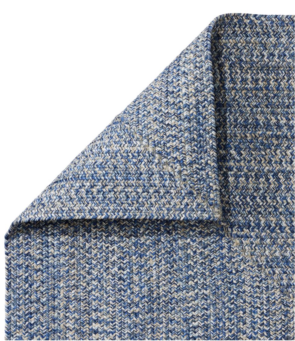 All-Weather Braided Rug, Concentric Pattern Rectangular - Image 2