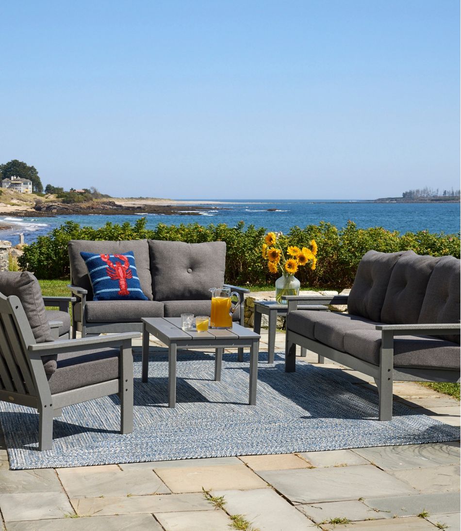 All-Weather Braided Rug, Concentric Pattern Rectangular - Image 4