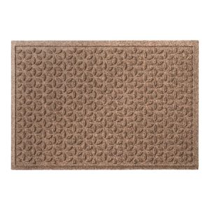 Heavyweight Recycled Waterhog Doormat, Blooming Circles