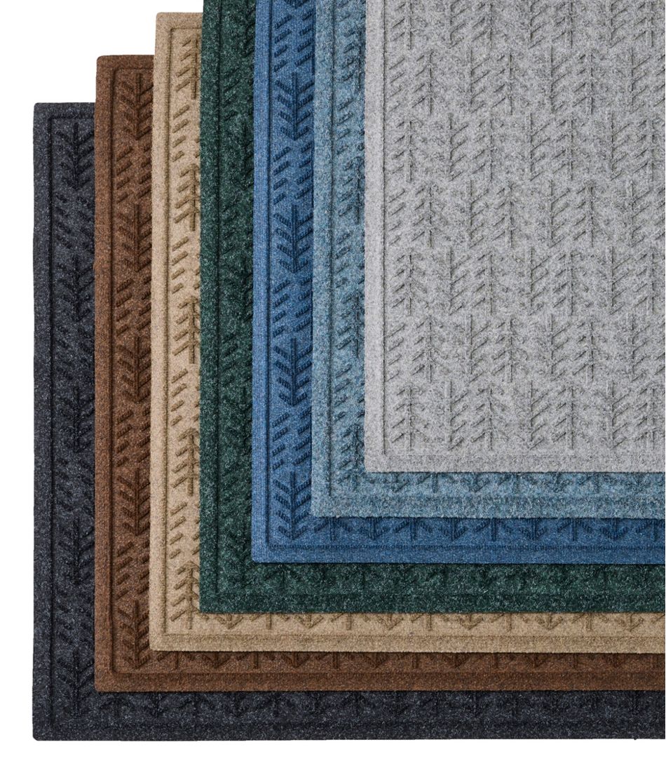 Everyspace Recycled Waterhog Mat, Square, Trees - Image 4