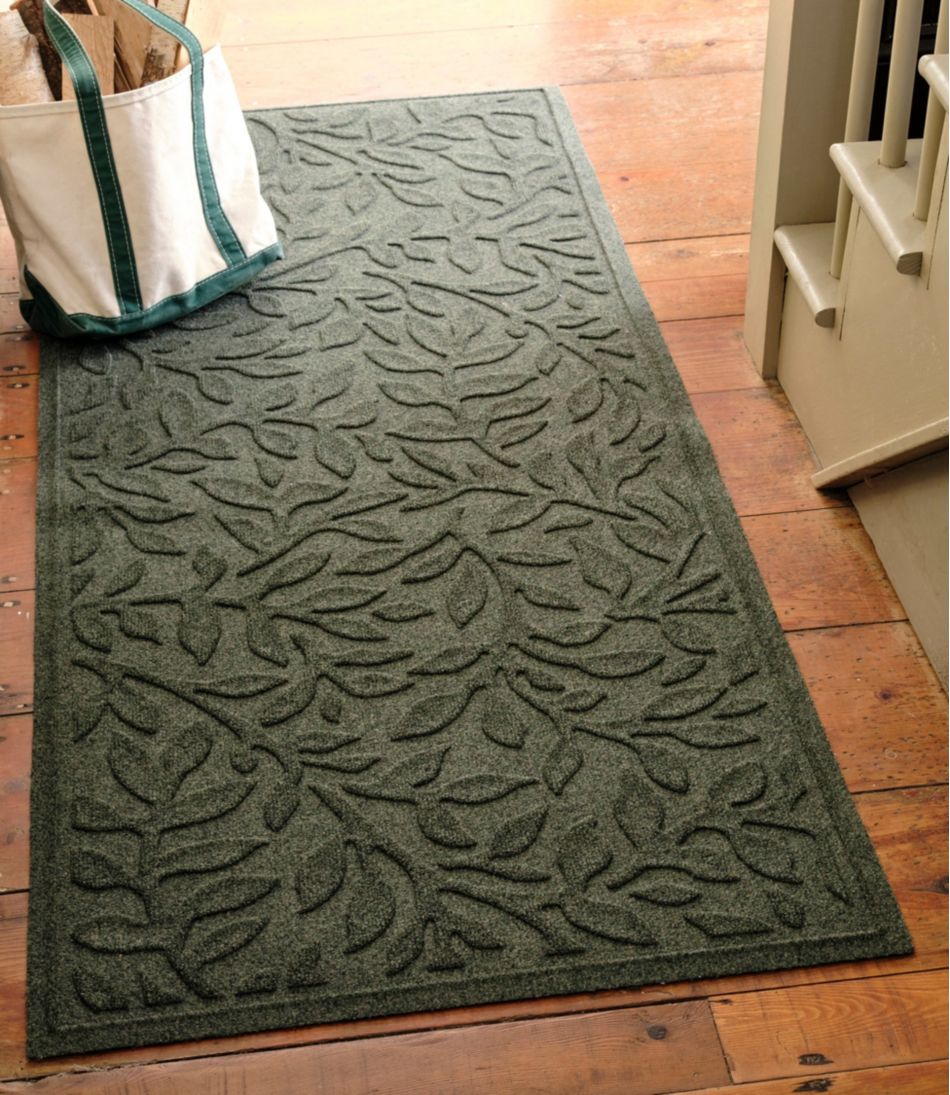Heavyweight Recycled Waterhog Mat Runner, Woodland Leaf - Image 5