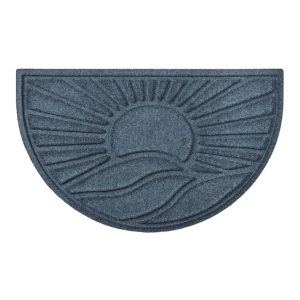 Everyspace Recycled Waterhog Doormat, Half Round, Sunrise