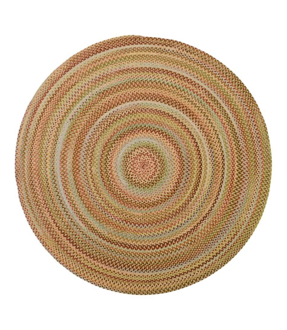 L.L.Bean Braided Wool Rug, 6' Diam.