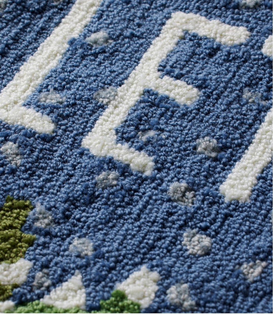 Indoor/Outdoor Vacationland Rug, Frosted Trees - Image 3
