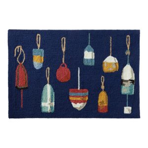 Indoor/Outdoor Vacationland Rug, Buoys
