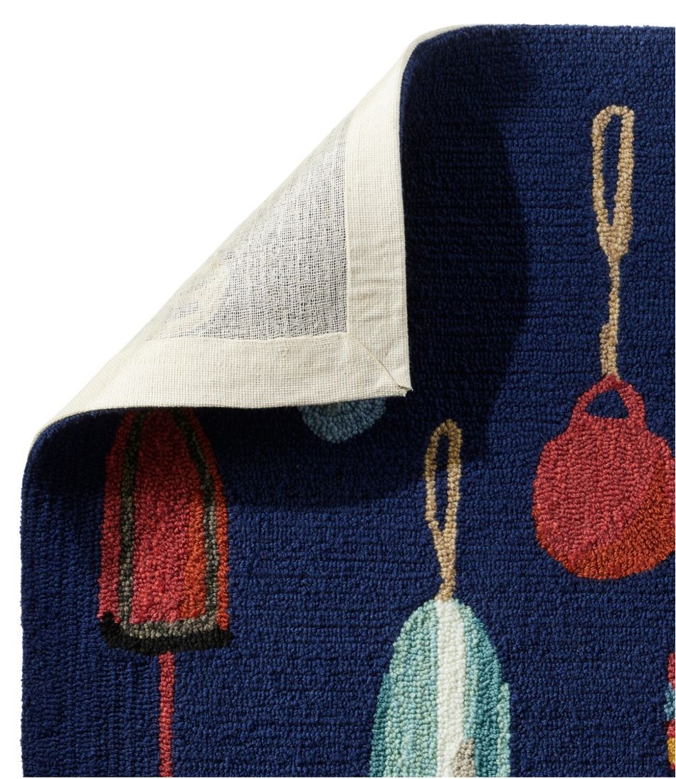 Indoor/Outdoor Vacationland Rug, Buoys - Image 2