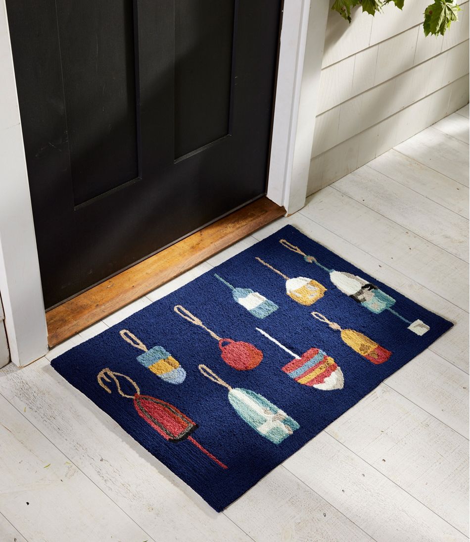 Indoor/Outdoor Vacationland Rug, Buoys - Image 4