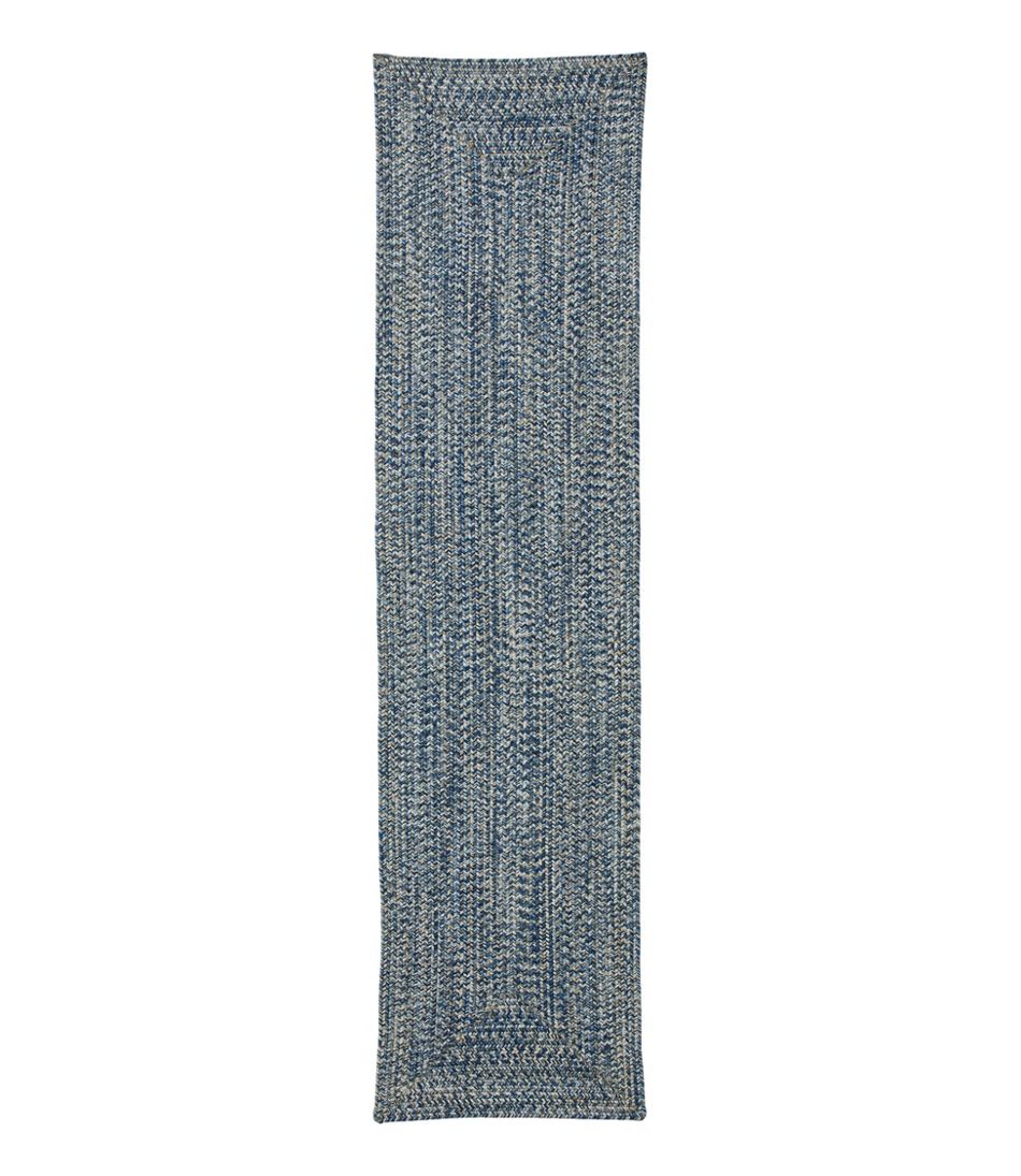 All-Weather Braided Runner, Concentric Pattern Rectangular