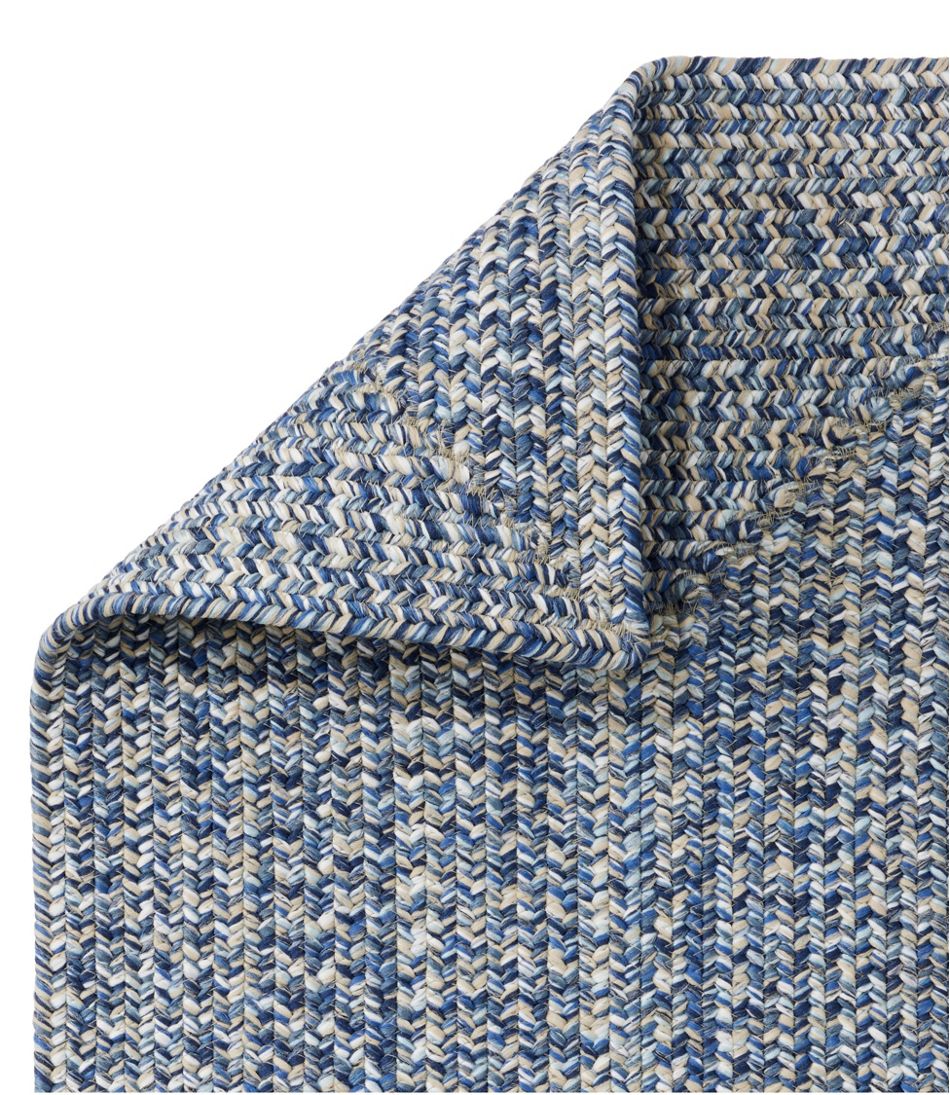All-Weather Braided Runner, Concentric Pattern Rectangular - Image 2