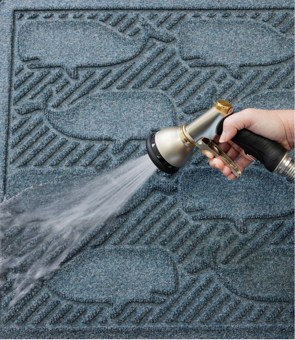 Everyspace Recycled Waterhog Doormat, Whales - Image 3