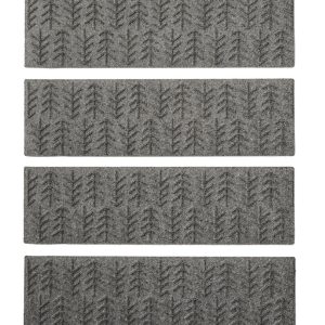 Everyspace Recycled Waterhog Mat, Stair Treads, Set of Four, Trees