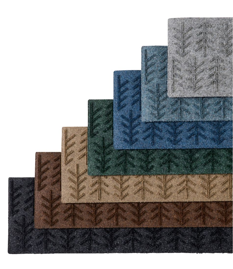 Everyspace Recycled Waterhog Mat, Stair Treads, Set of Four, Trees - Image 4