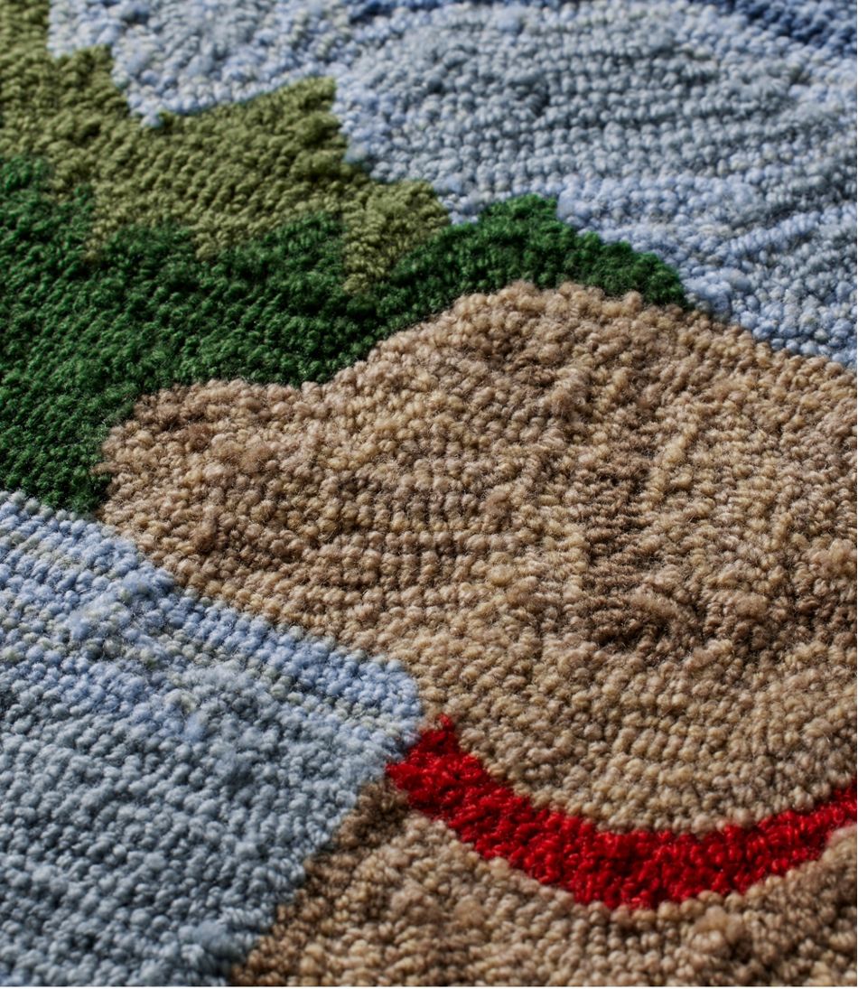 Indoor/Outdoor Vacationland Rug, Mountain Dogs - Image 3