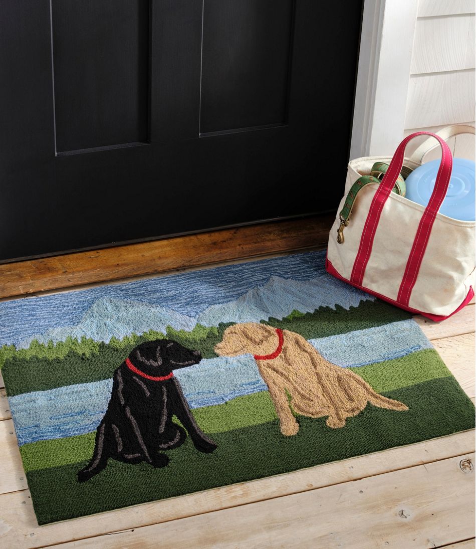 Indoor/Outdoor Vacationland Rug, Mountain Dogs - Image 4