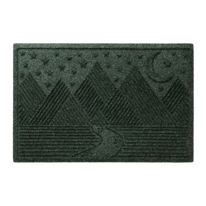 Everyspace Recycled Waterhog Doormat, Twilight Mountain Range