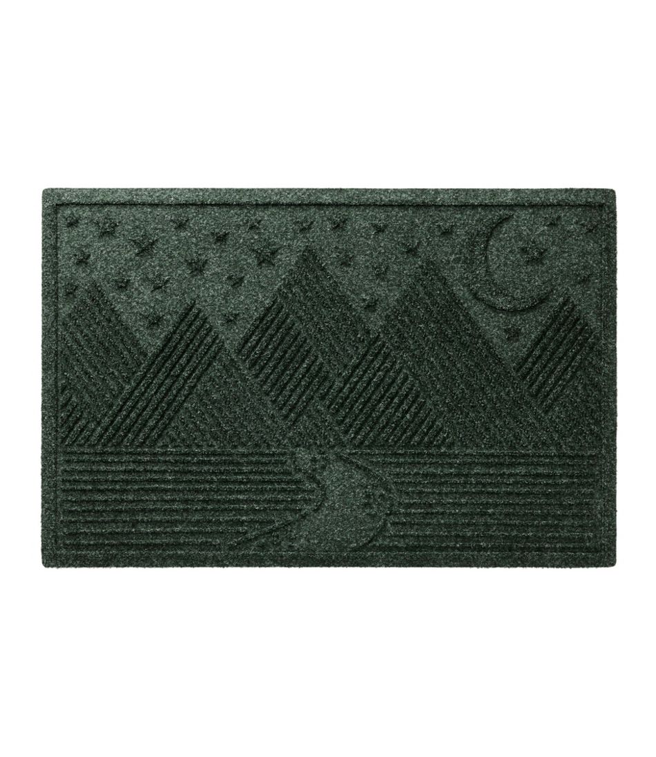Everyspace Recycled Waterhog Doormat, Twilight Mountain Range