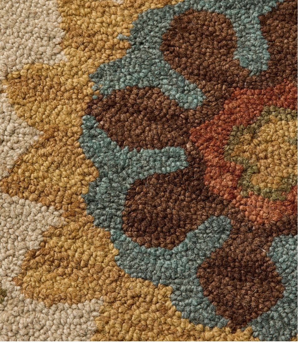 Woodland Wool Hooked Rug - Image 3