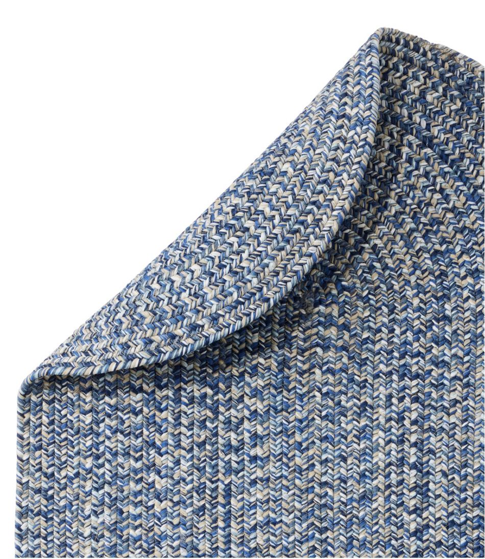 All-Weather Braided Runner, Concentric Pattern Oval - Image 2
