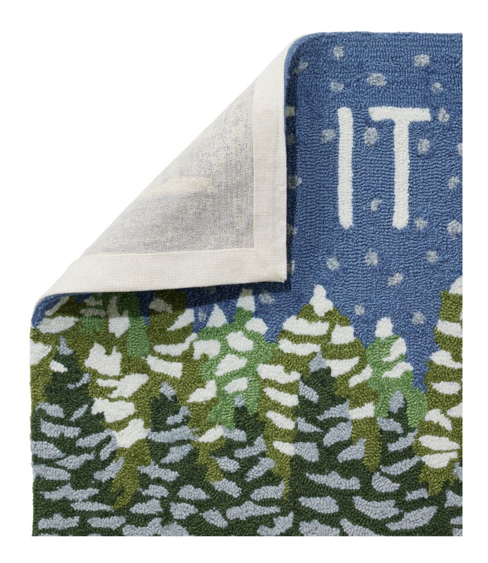 Indoor/Outdoor Vacationland Runner, Frosted Trees - Image 2