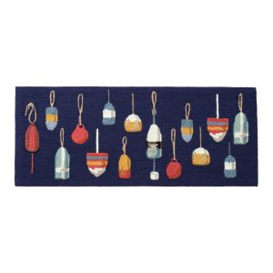 Indoor/Outdoor Vacationland Runner, Buoys