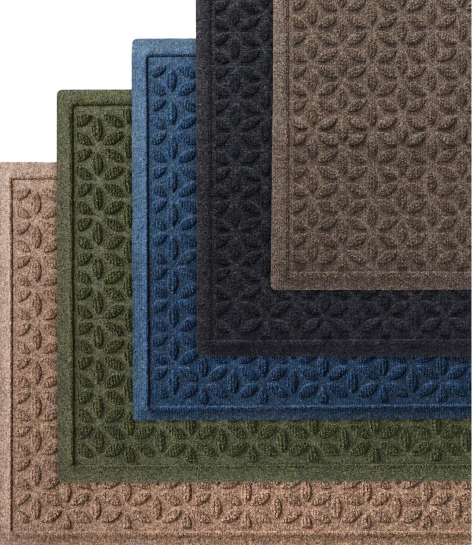 Heavyweight Waterhog Mat, Stair Treads, Set of Four, Blooming Circles - Image 4