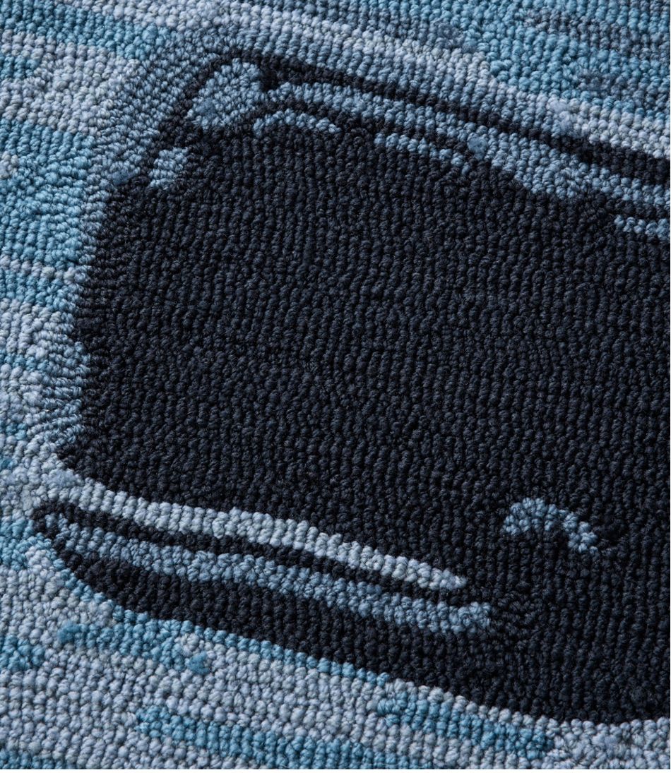 Indoor/Outdoor Vacationland Rug, Coastal Whale - Image 3