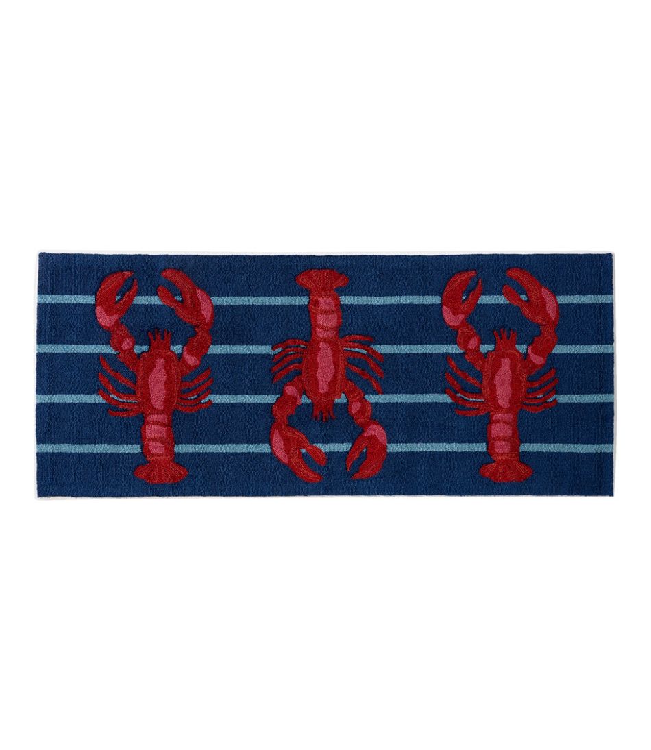Indoor/Outdoor Vacationland Runner, Lobsters