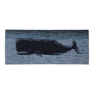 Indoor/Outdoor Vacationland Runner, Coastal Whale