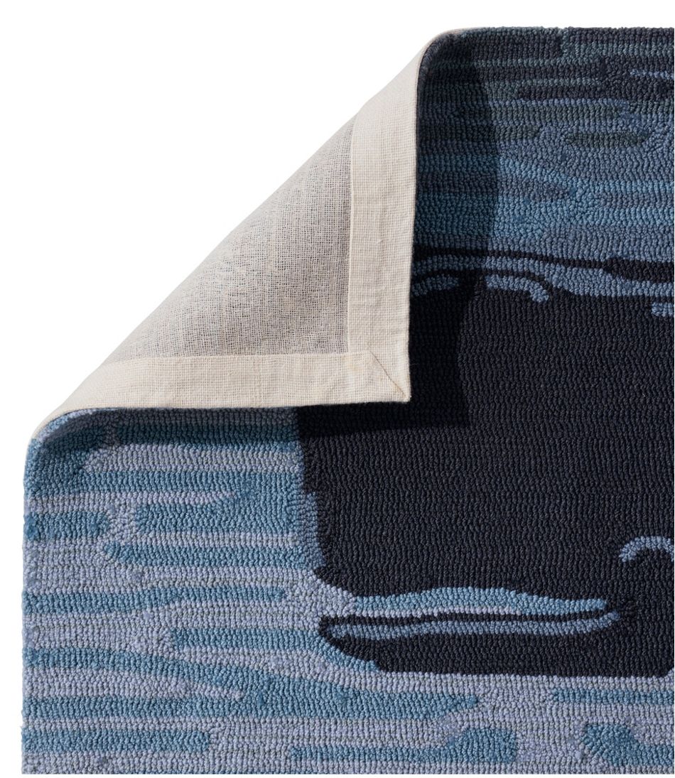 Indoor/Outdoor Vacationland Runner, Coastal Whale - Image 2