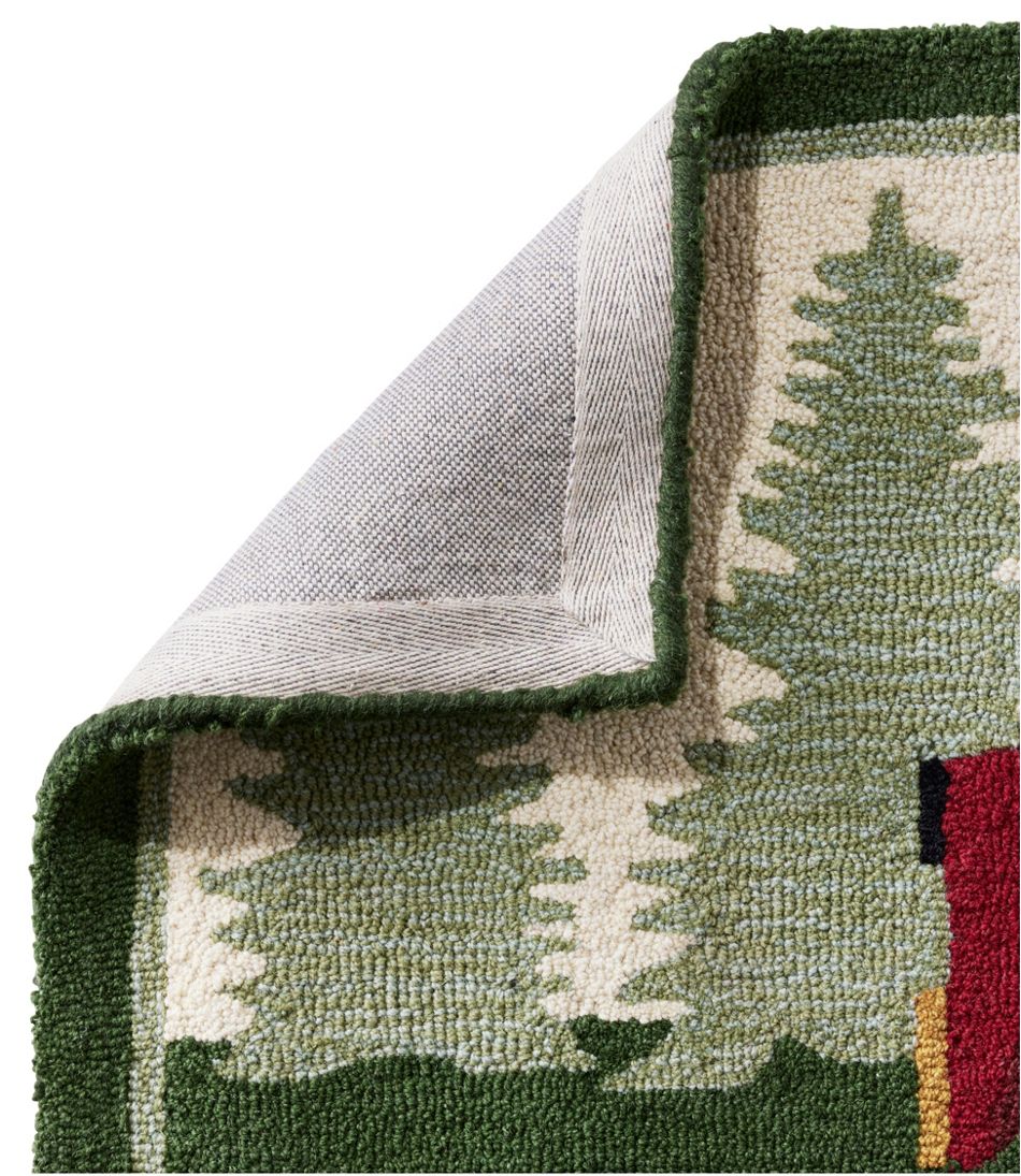 Wool Hooked Novelty Runner, Dog Caravan - Image 2