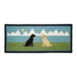 Wool Hooked Novelty Runner, Lakeside Labs