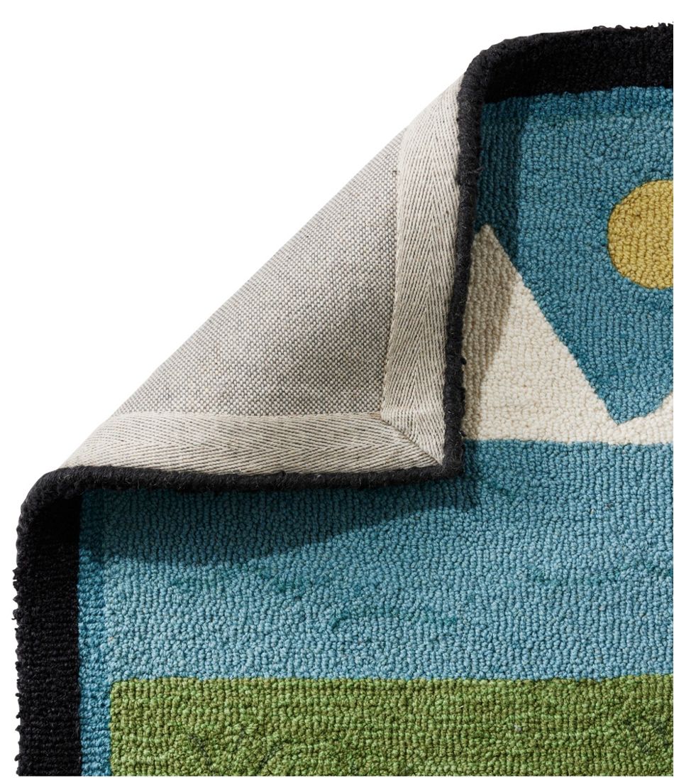 Wool Hooked Novelty Runner, Lakeside Labs - Image 2