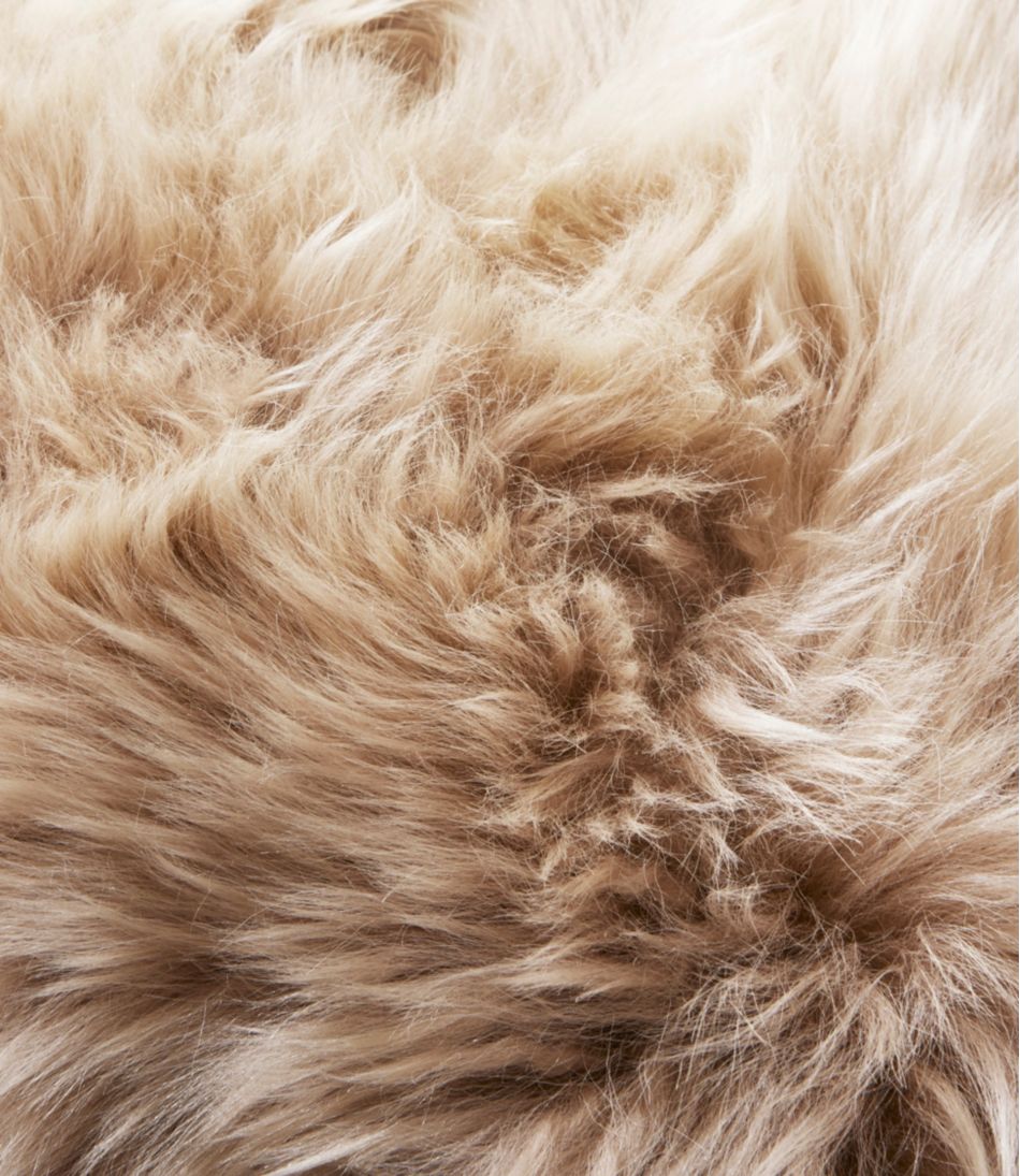 Sheepskin Throw Pillow, 14" x 14" - Image 2