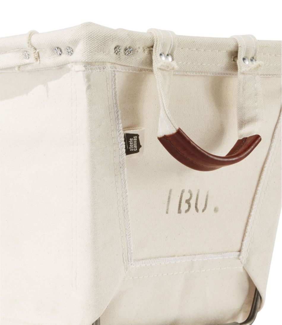 Steele Small Carry Basket With Wood Runners - Image 3