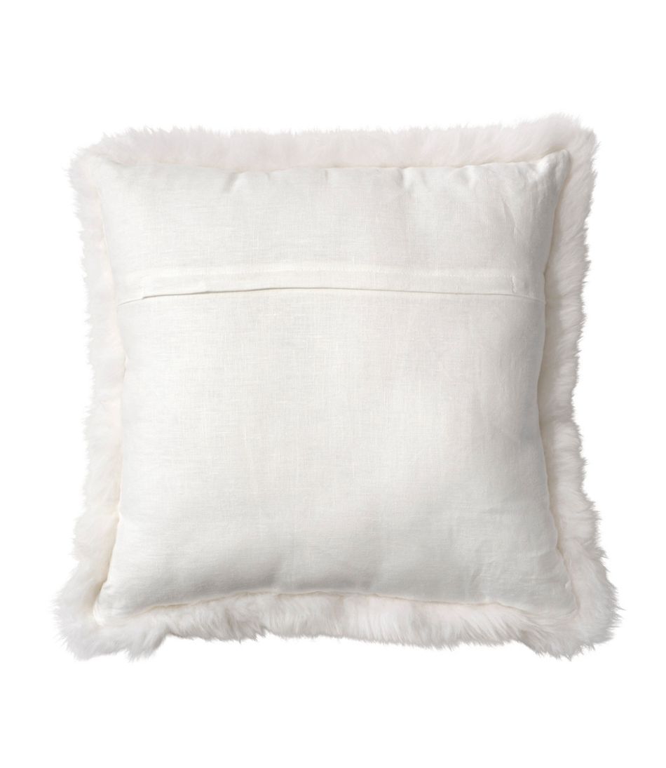 Sheepskin Throw Pillow, 20" x 20" - Image 3