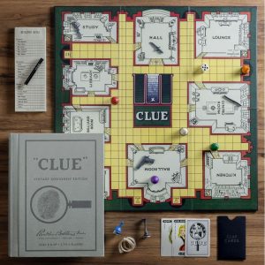 Clue Vintage Bookshelf Game