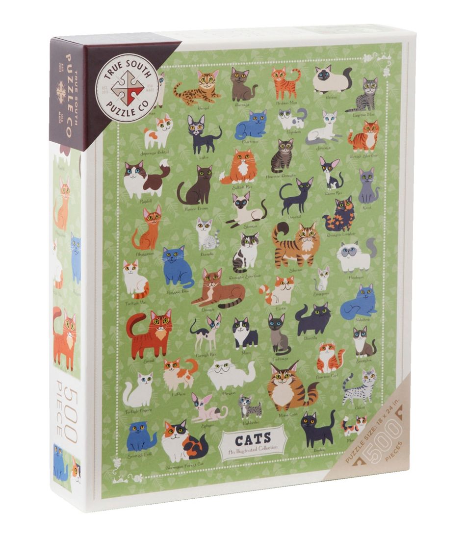 Illustrated Cats Puzzle, 500 Pieces