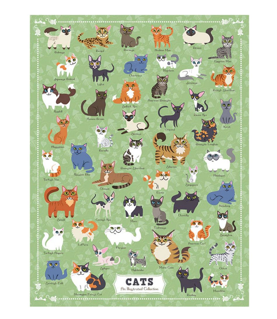 Illustrated Cats Puzzle, 500 Pieces - Image 2