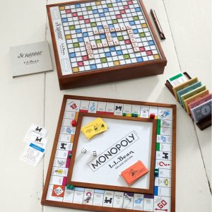 L.L.Bean Deluxe Scrabble/Monopoly