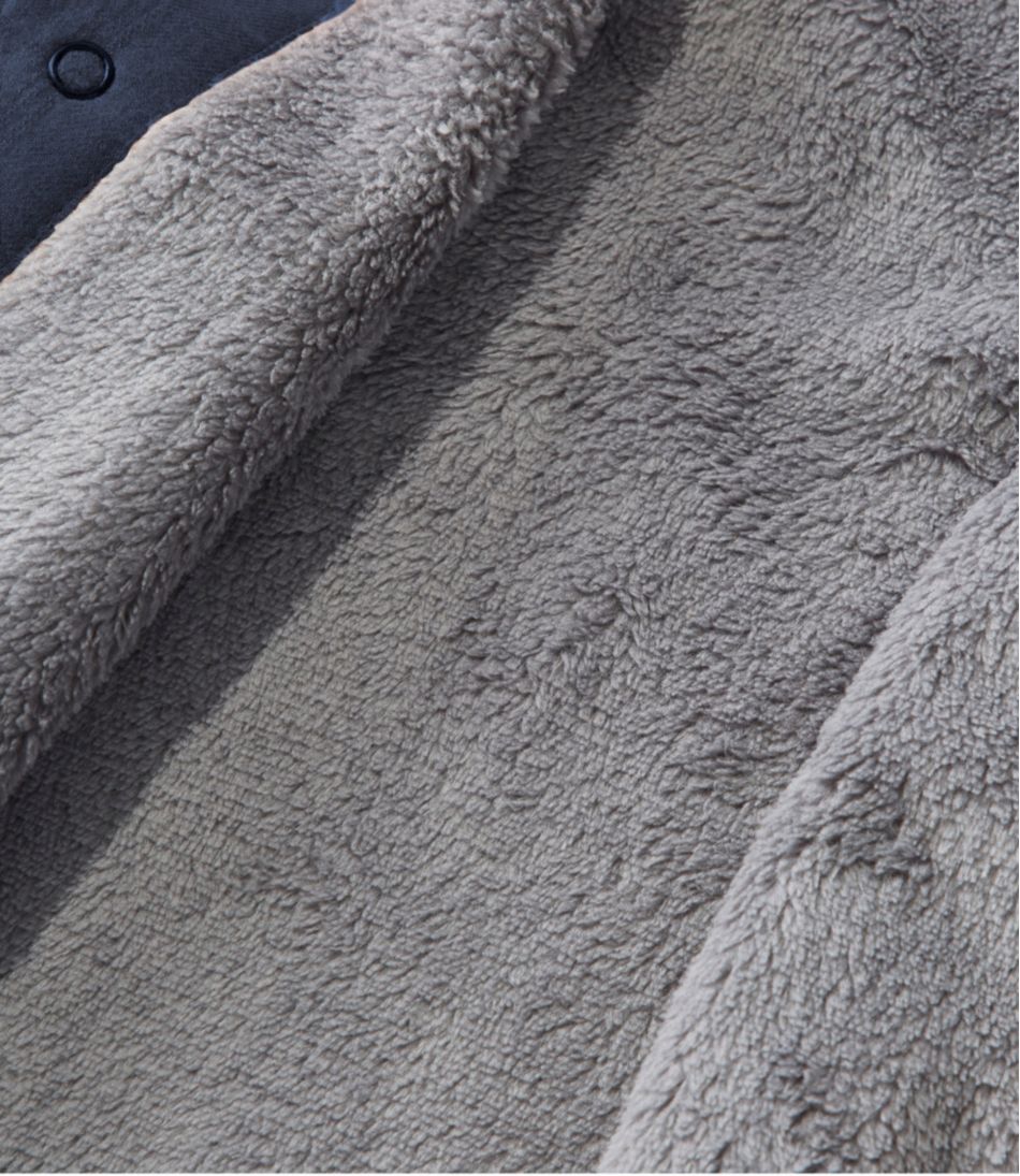 Men's Katahdin Performance Flannel Shirt-Jacket, Hi-Pile Fleece-Lined Solid - Image 6