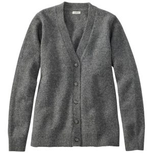Women's Bean's Classic Ragg Wool Sweater, Button-Front Cardigan