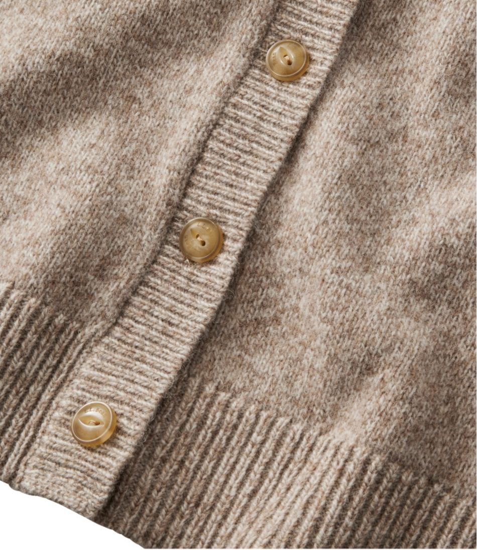 Women's Bean's Classic Ragg Wool Sweater, Button-Front Cardigan - Image 4