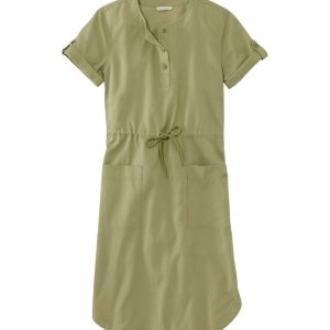 Women's Signature Tencel Linen Blend Woven Dress