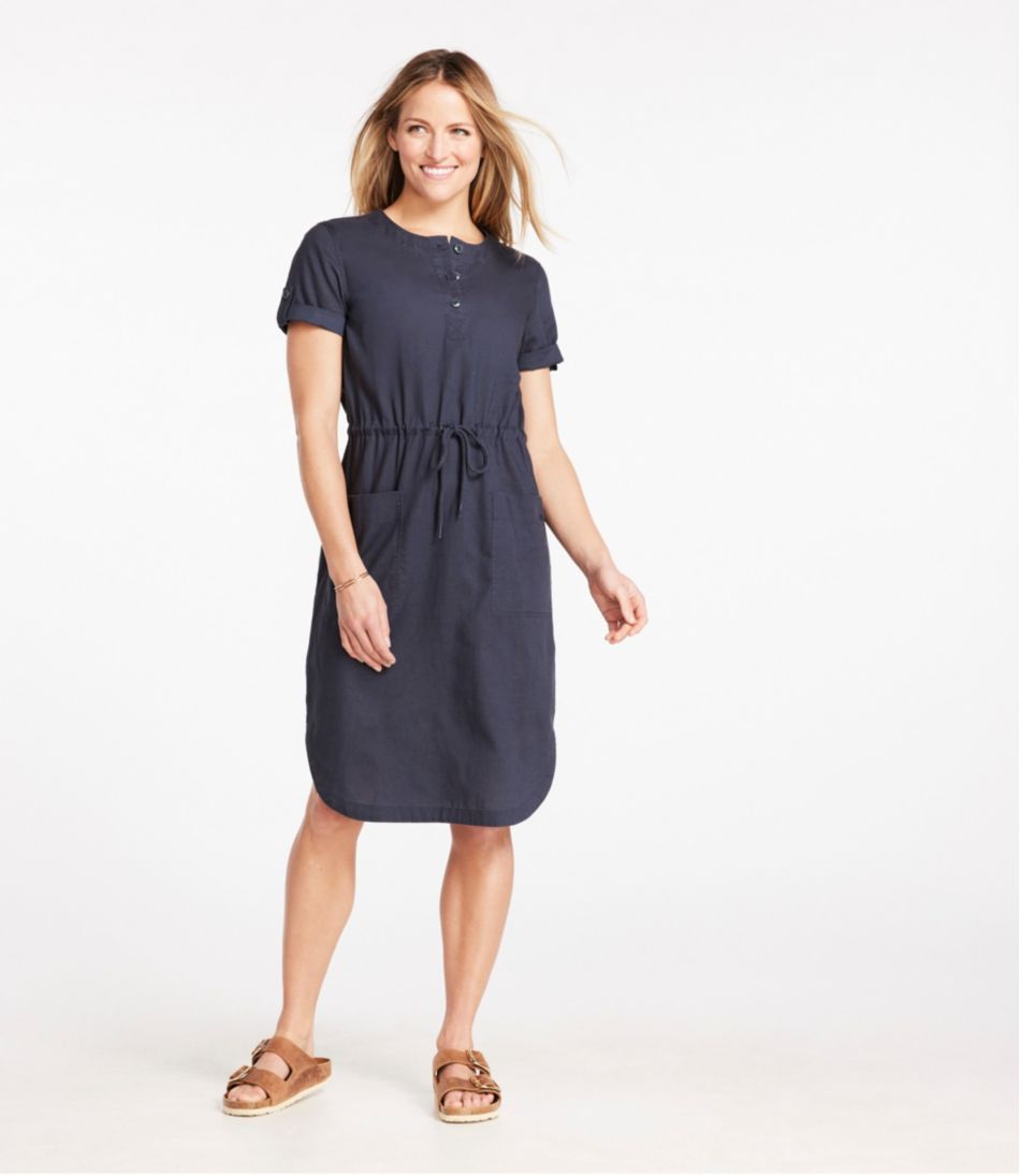 Women's Signature Tencel Linen Blend Woven Dress - Image 2