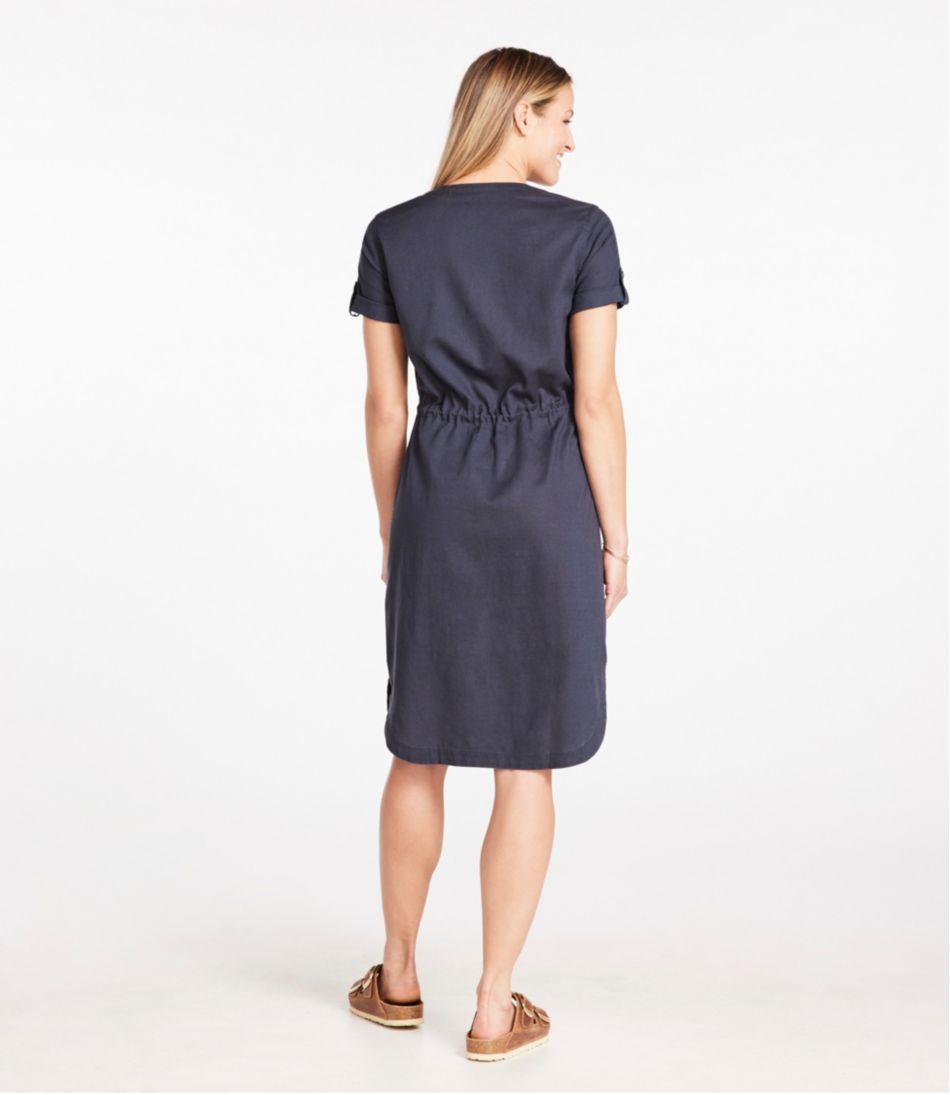 Women's Signature Tencel Linen Blend Woven Dress - Image 3