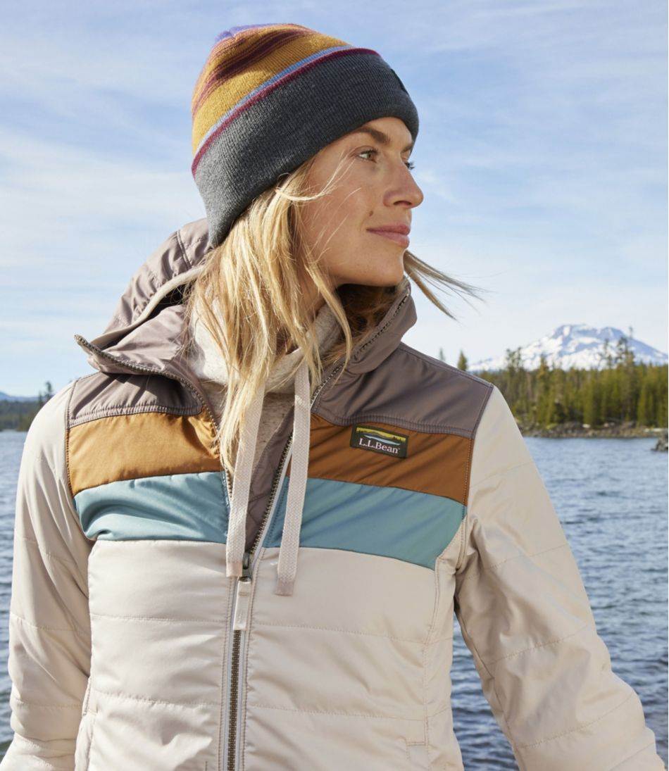 Women's Mountain Classic Puffer Hooded Jacket, Colorblock - Image 10