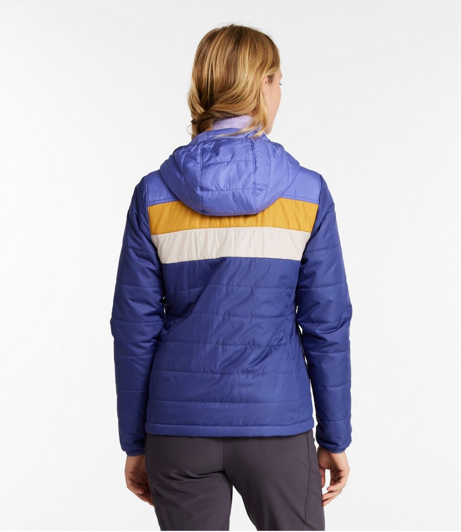 Women's Mountain Classic Puffer Hooded Jacket, Colorblock - Image 3