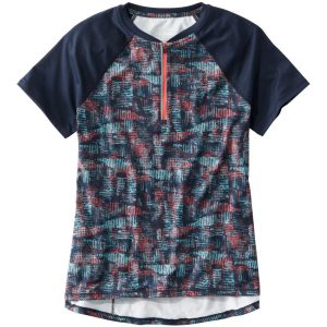 Women's Comfort Cycling Jersey Print Short-Sleeve