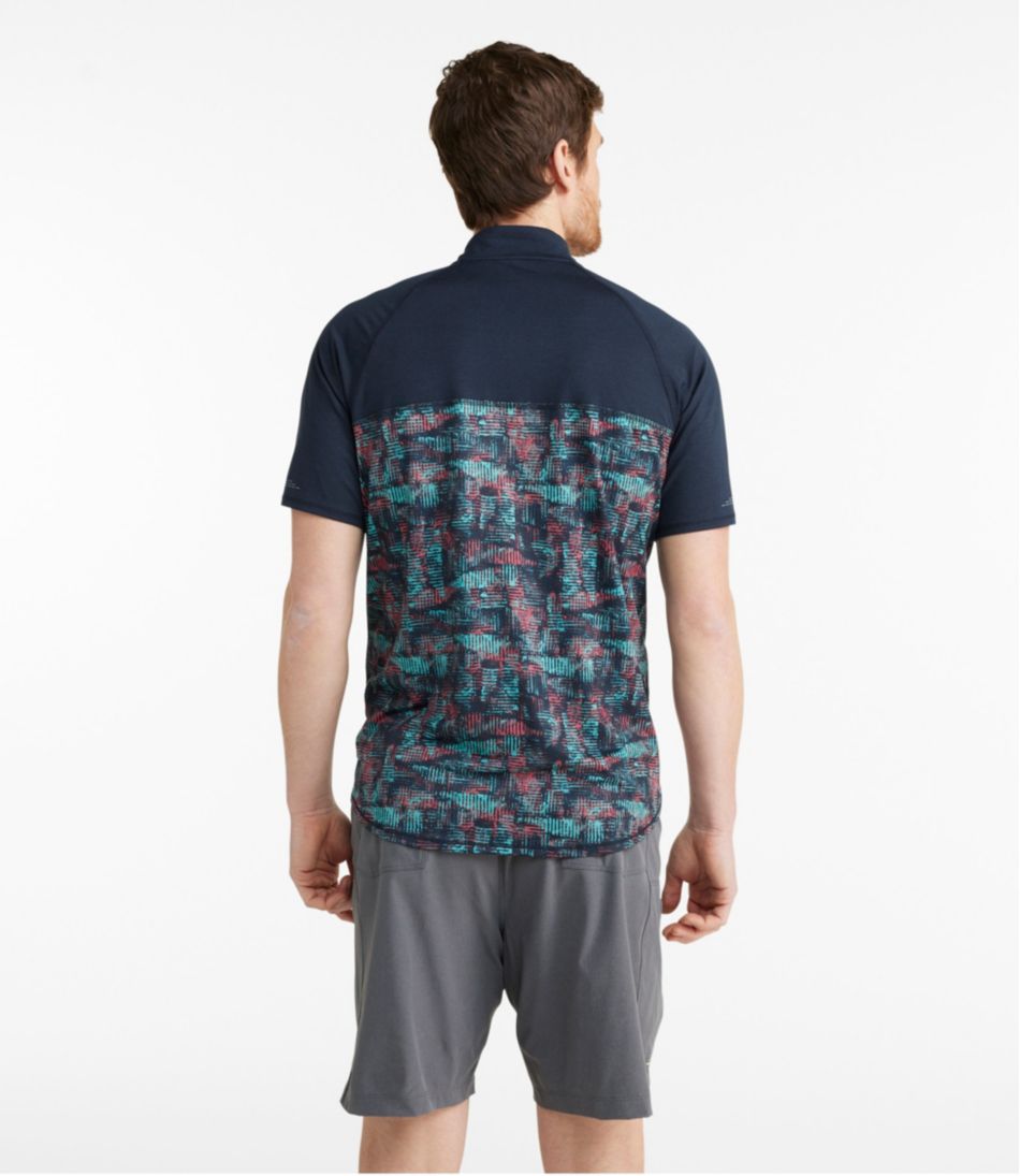 Men's Comfort Cycling Jersey, Short-Sleeve Print - Image 3