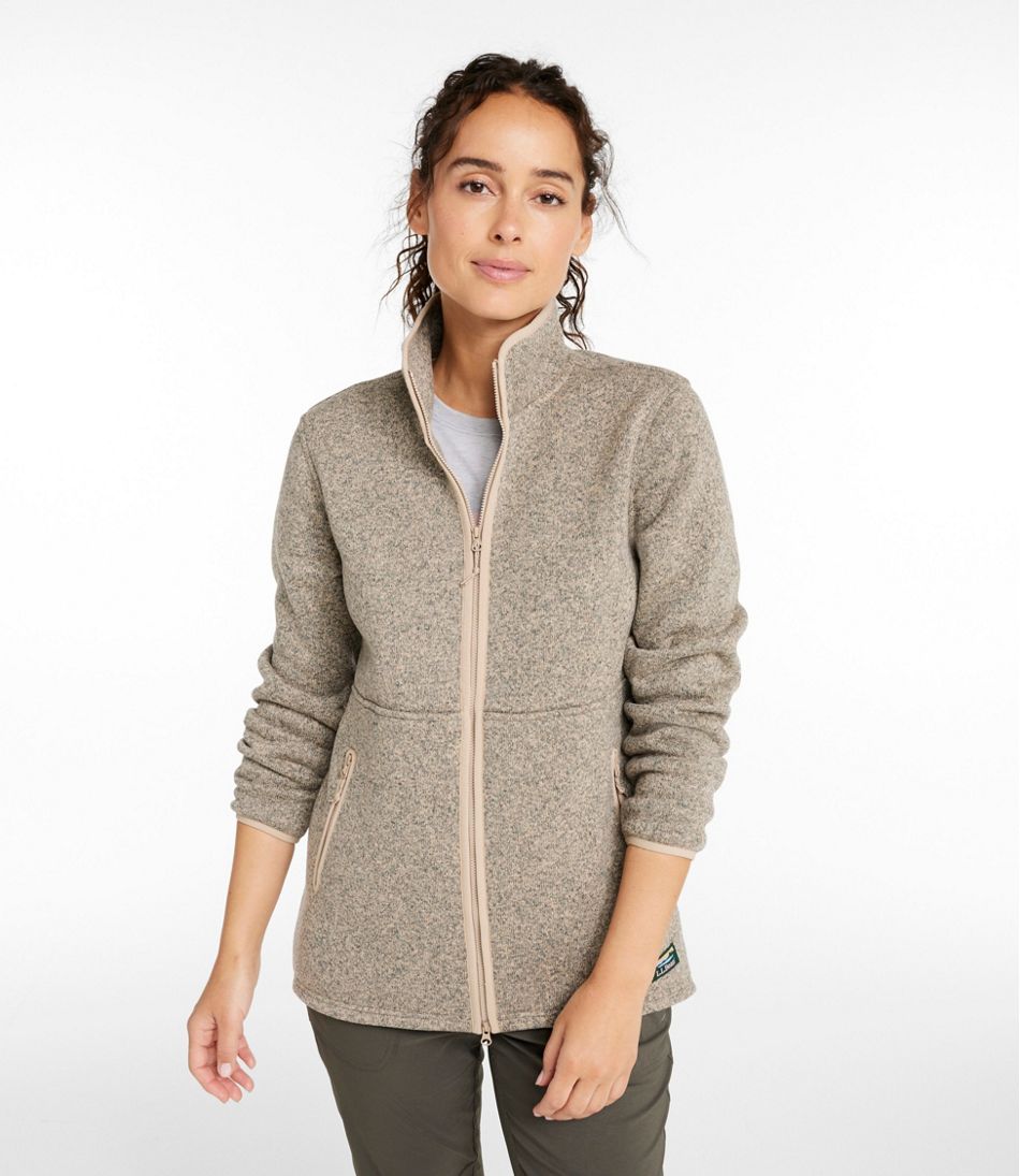Women's Bean's Sweater Fleece Full-Zip Coat - Image 2